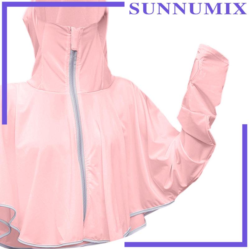 [Sunnimix] Áo Khoác Hoodie Chống Nắng Mùa Hè Làm Mát Có Khóa Kéo Toàn Diện Cho Nữ