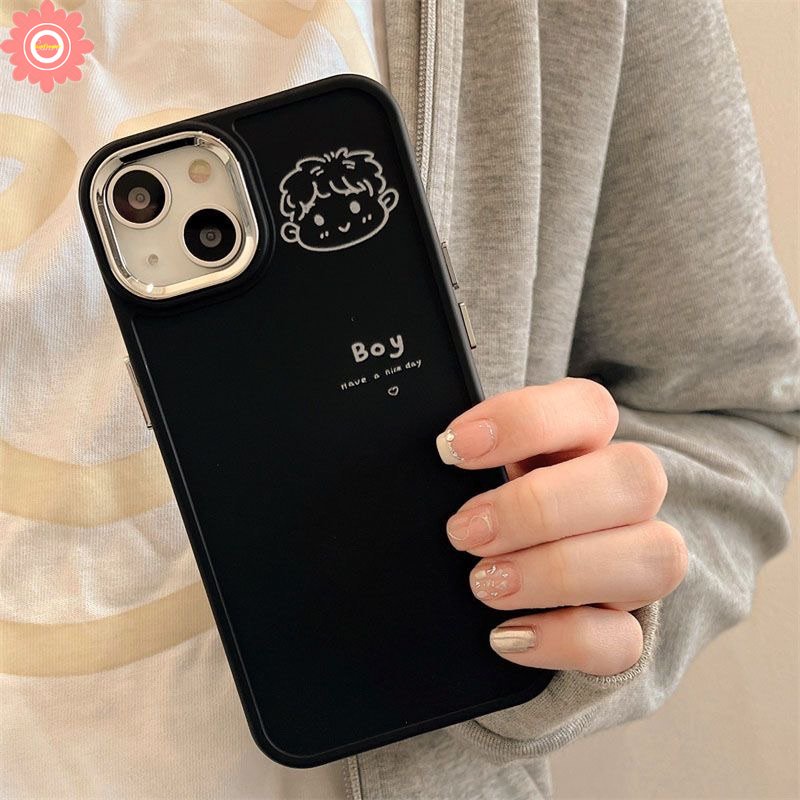 Ốp Điện Thoại tpu Mềm Viền Kim Loại Mạ Điện Hình Cặp Đôi Cho iphone 7 8 plus 11 15 13 14 12 pro max x xr 8plus xs max 7plus