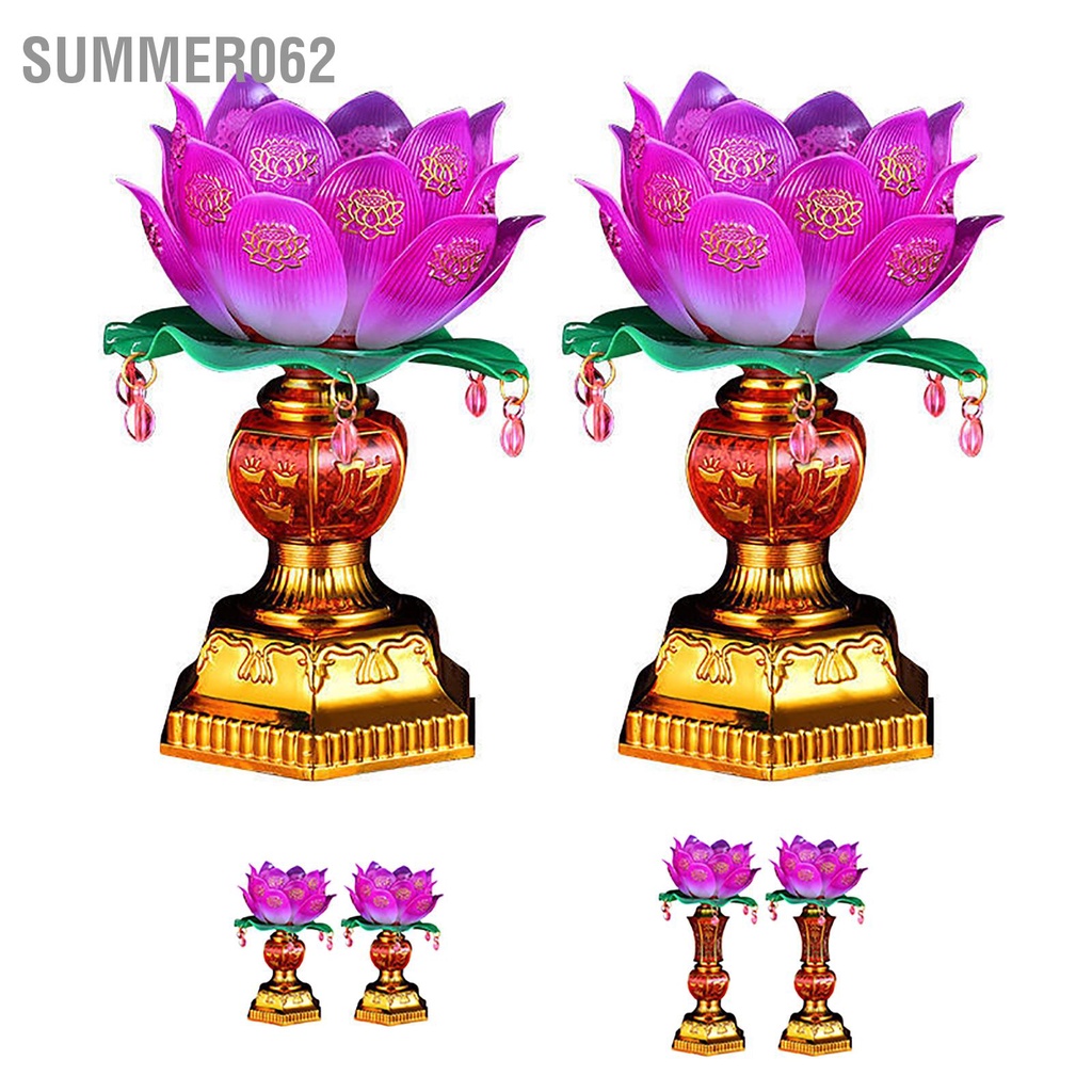 Summer062 1 ĐÈN LED Hoa Sen Ánh Sáng Phật Đèn USB Truyền Khắc Văn Hộ Gia Đình