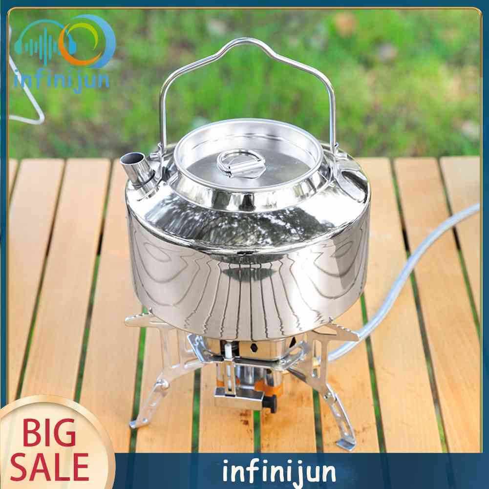 Ấm Trà Cắm Trại Bằng Thép Không Gỉ