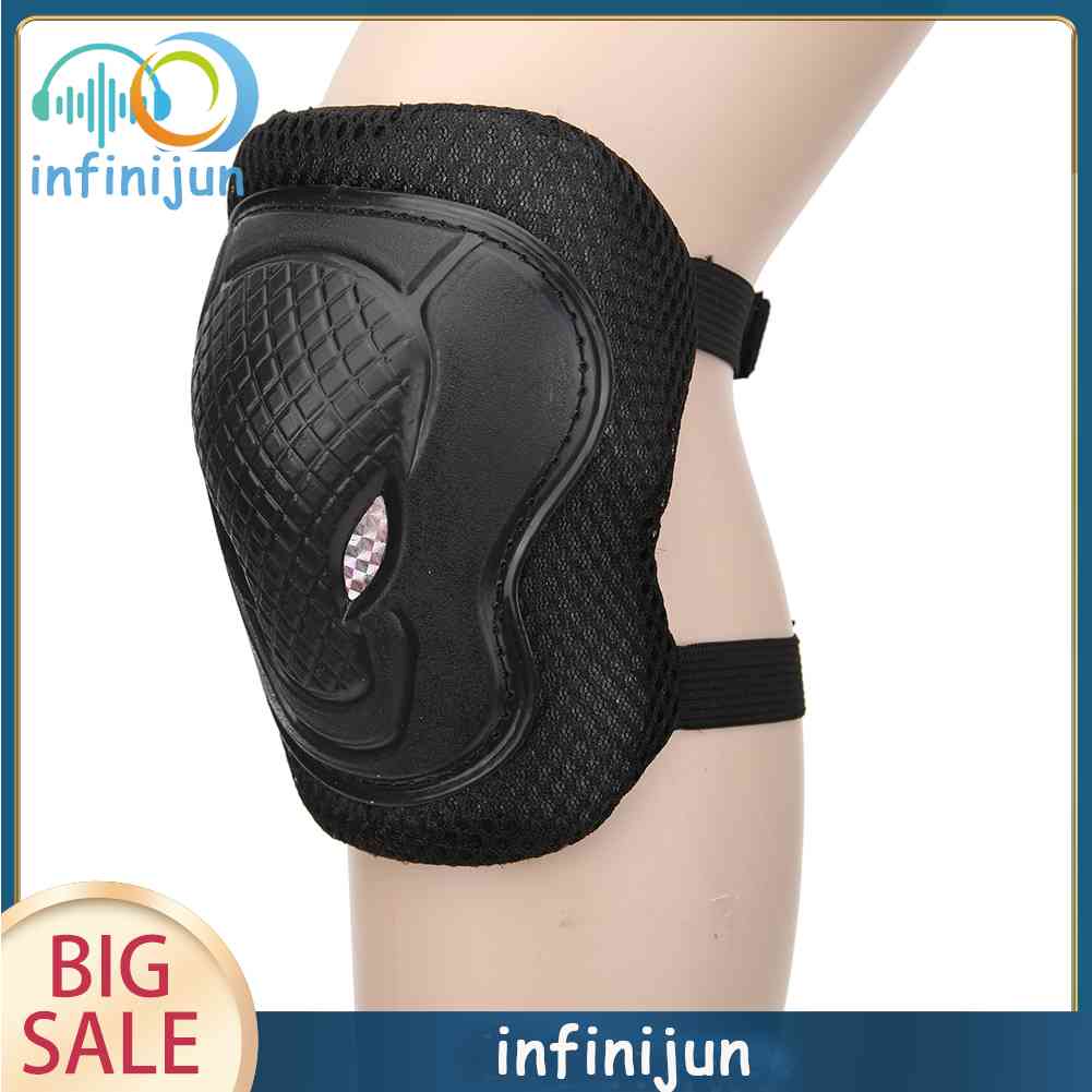 Bộ 6 Miếng Đệm Bảo Vệ Đầu Gối An Toàn Khi Đi Xe Đạp