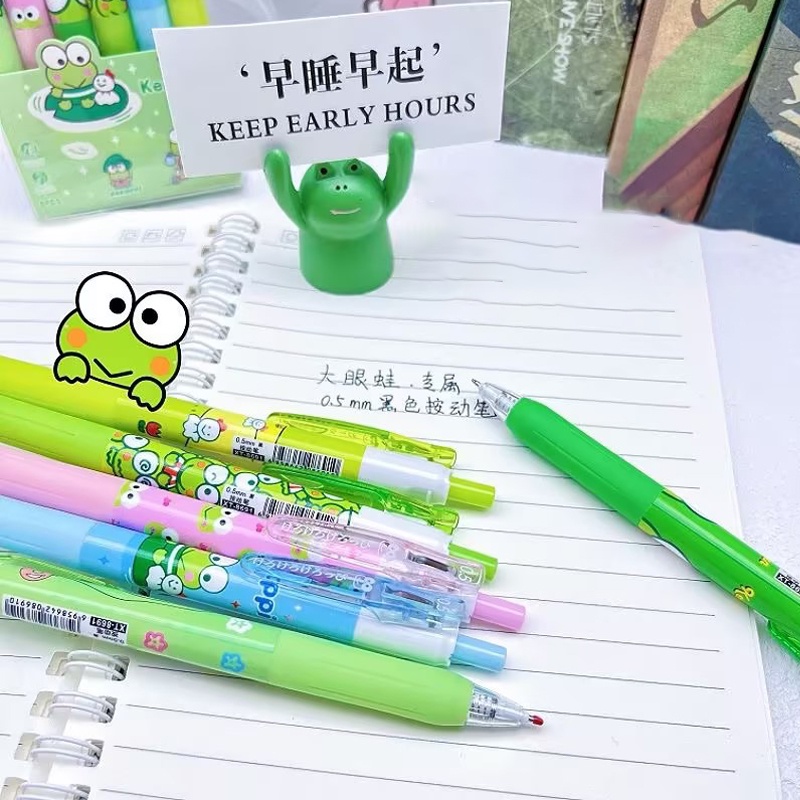 Set 6 Bút Mực Đen Hình Động Vật Dễ Thương