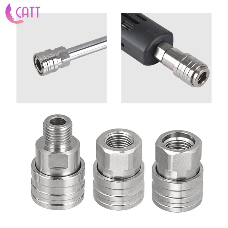 Đầu Nối Ống Nước Áp Suất Cao M14 Bằng Thép Không Gỉ 1 / 4 Cho Máy Rửa Điện