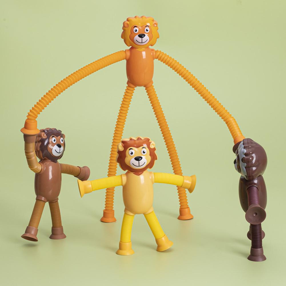 Ống Đồ Chơi Co Giãn Hình Chú Khỉ Màu Dạ Quang N8S9