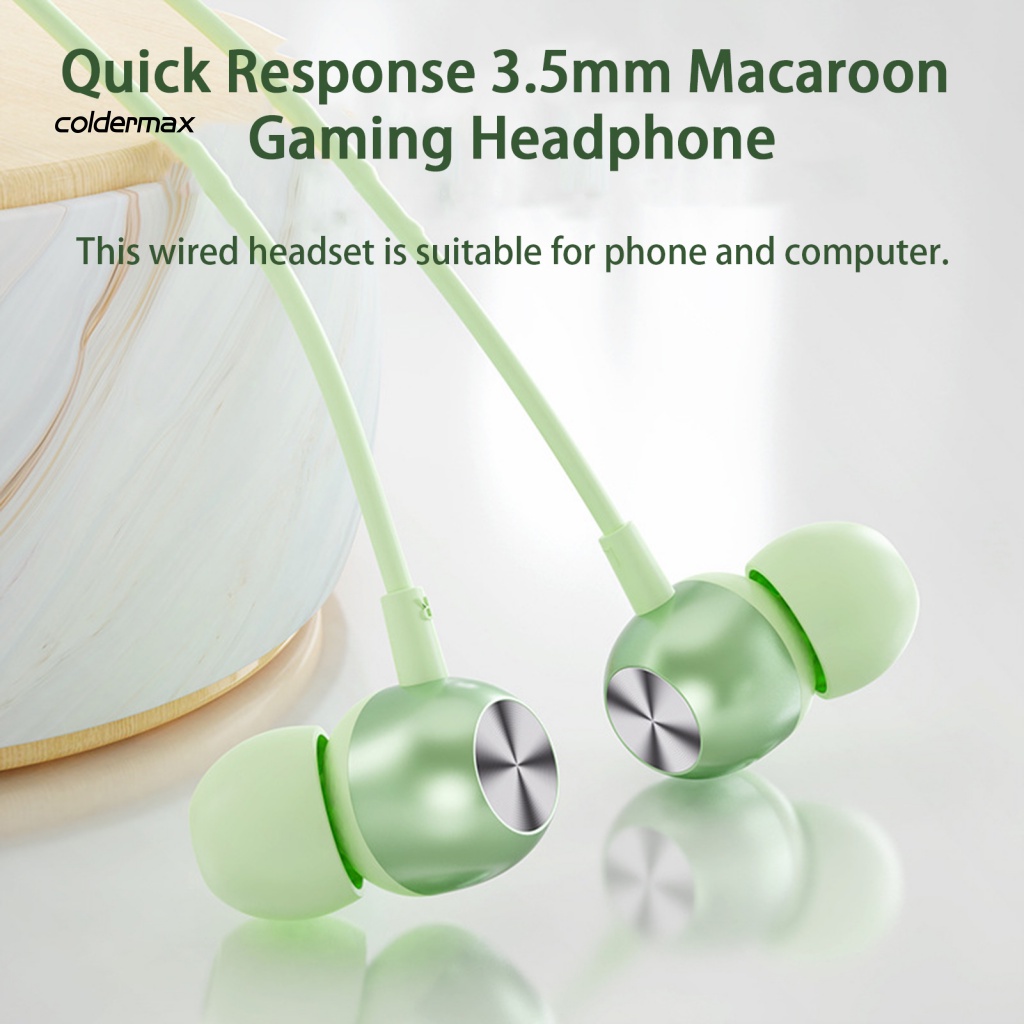 Tai Nghe Nhét Tai Jack 3.5mm Âm Thanh Stereo Sống Động Cho Điện Thoại