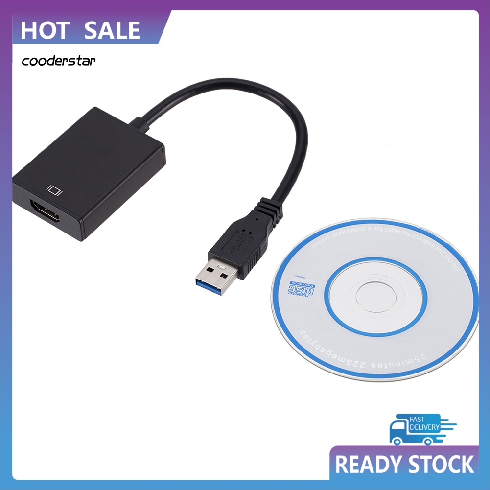 Cáp ChuyểN ĐổI Âm Thanh / Video HDMI USB 3.0 Sang 1080P Cho Windows 7 / 8 / 10