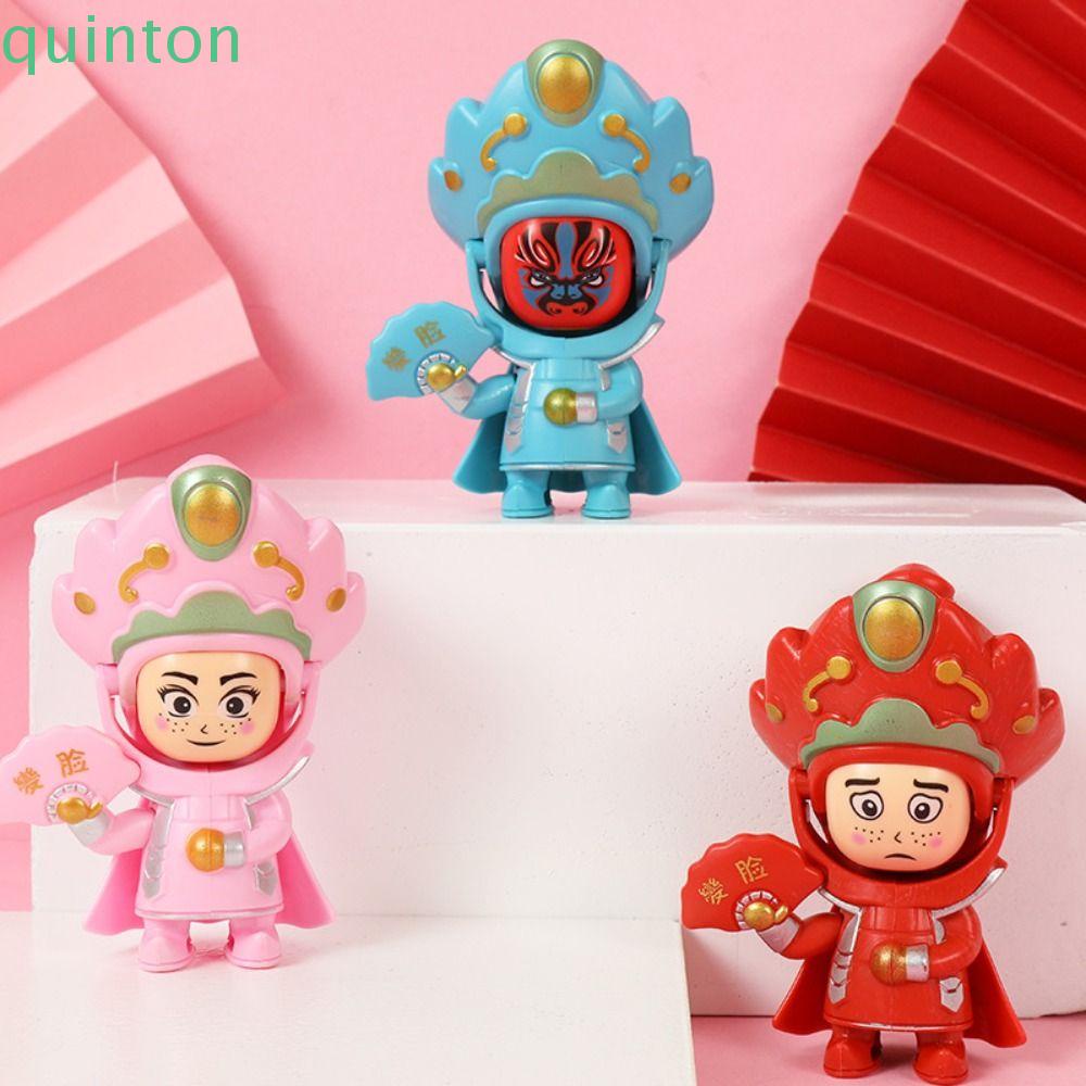 Móc Khóa Hình Búp Bê QUINTON Opera Trung Quốc Thay Đổi Khuôn Mặt Làm Quà Tặng Cho Cặp Đôi Diy