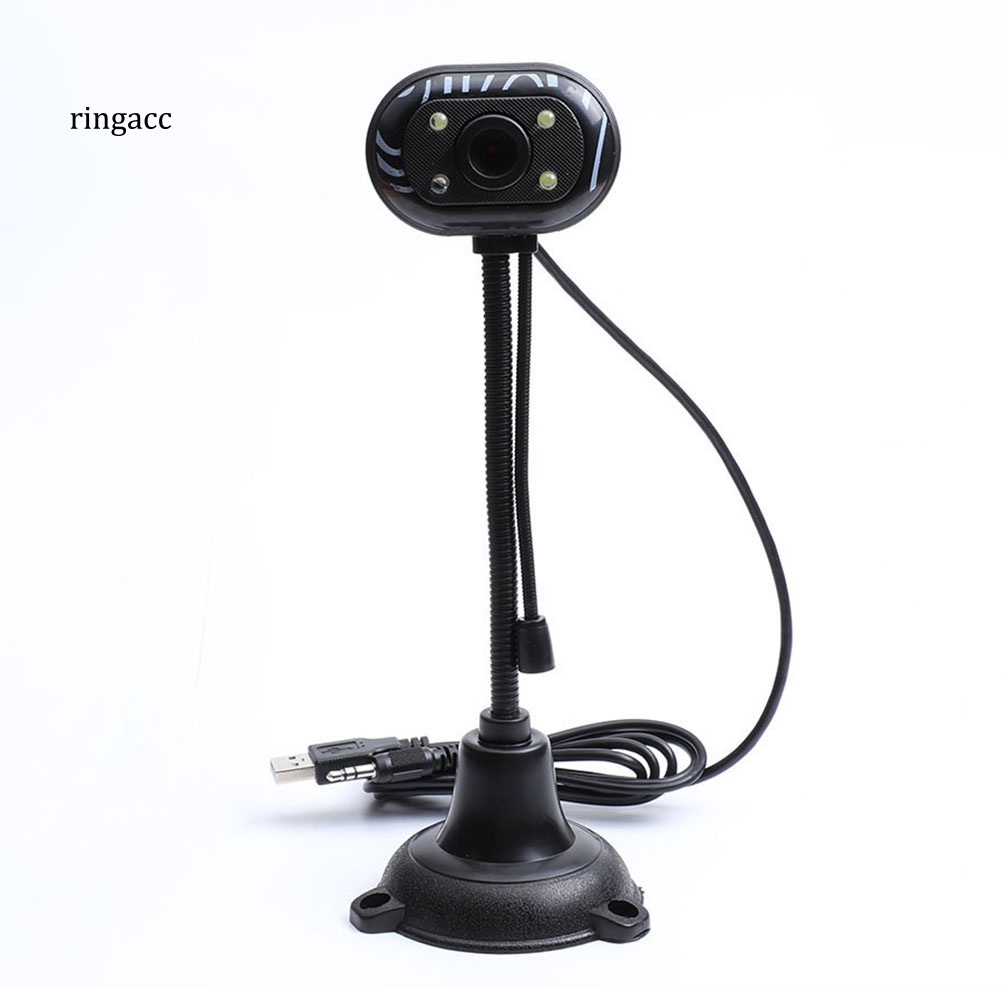 Webcam Usb 2.0 Có Mic Hỗ Trợ Tầm Nhìn Ban Đêm Cho Laptop / PC