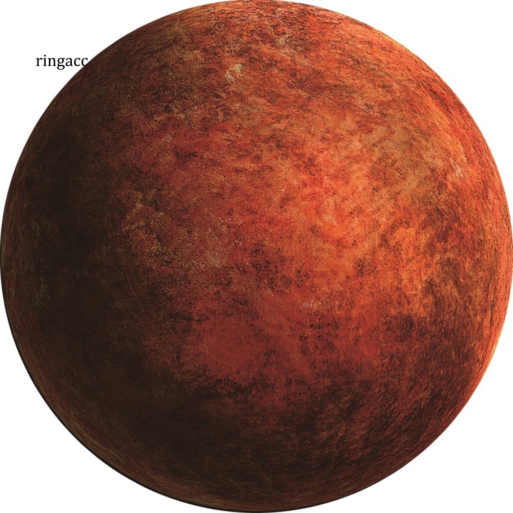 Tấm Lót Chuột Hình Tròn Họa Tiết Trái Đất / Mặt Trăng / Sao Hỏa Độc Đáo Tiện Dụng