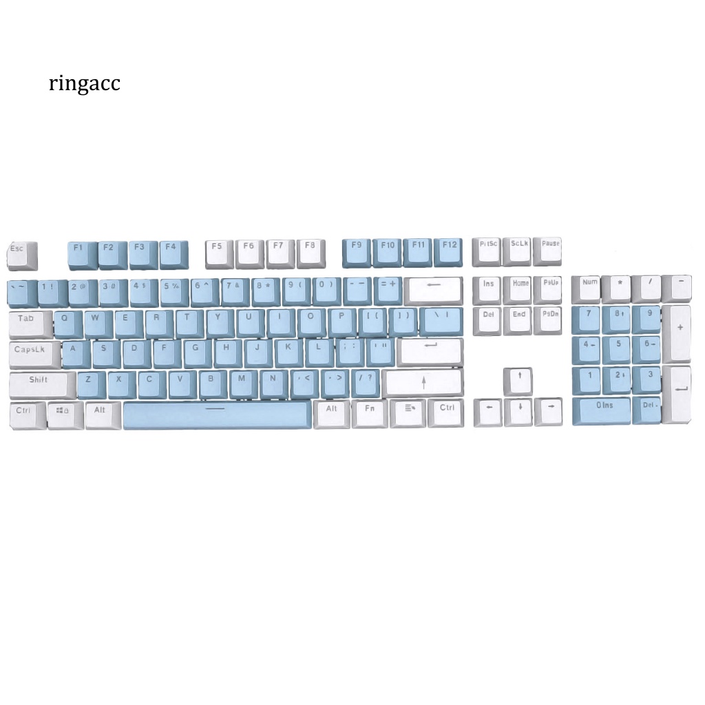 Set 104 Nắp Đậy Bàn Phím PBT Hai Màu Sắc Dành Cho PC / Máy Tính
