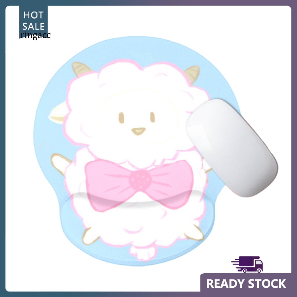 Tấm Lót Chuột RGA Siêu Mềm Chống Trượt In Họa Tiết Chó Đào Dễ Thương Tiện Dụng Cho Gia Đình / Văn Phòng