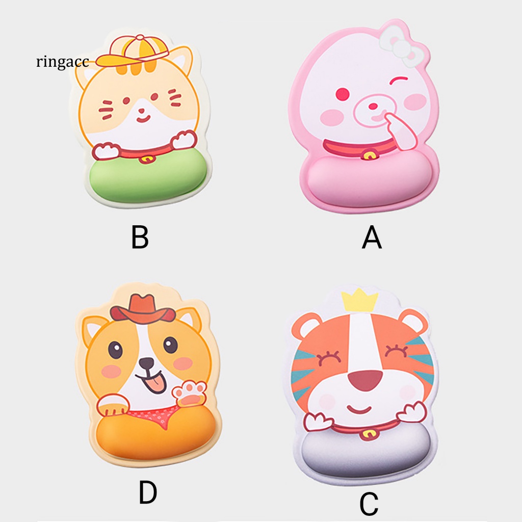 Tấm Lót Chuột Siêu Mỏng Thoải Mái In Họa Tiết Hoạt Hình 3D Dễ Thương Tiện Dụng Cho Văn Phòng