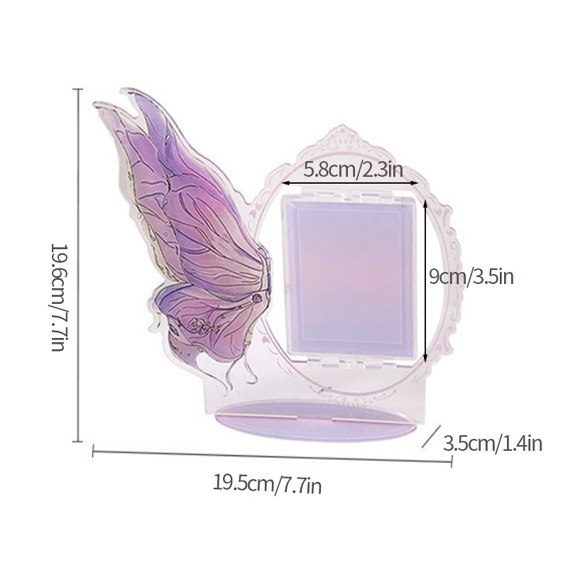Giá Đỡ Ảnh Để Bàn Bằng Acrylic Trong Suốt 3 Inch