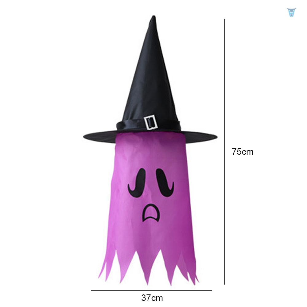 Đèn LED Treo Trang Trí Hình Phù Thủy Đội Nón Phù Thủy Nhiều Màu Sắc