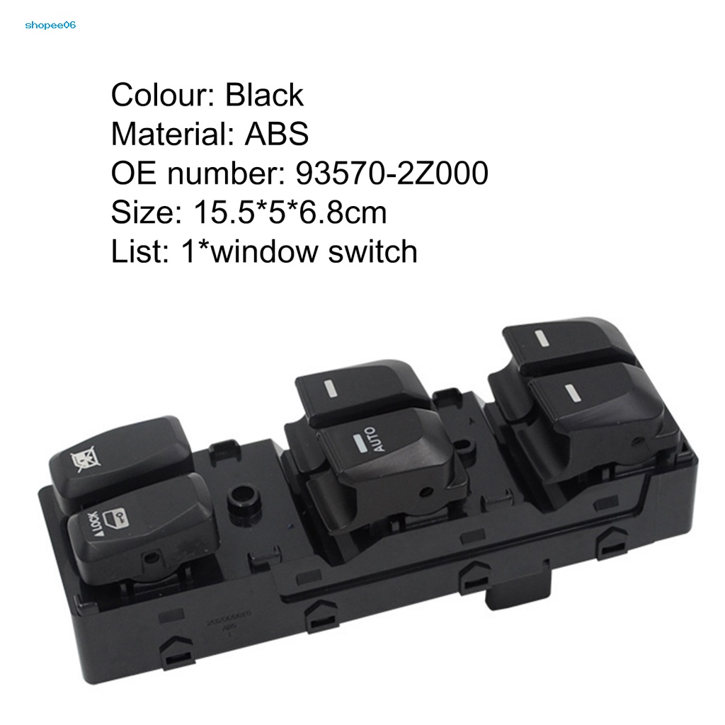 Công Tắc Điều Khiển Cửa Sổ Xe Hơi Bên Trái 93570-2Z000 Cho Hyundai ix35 2011-2016