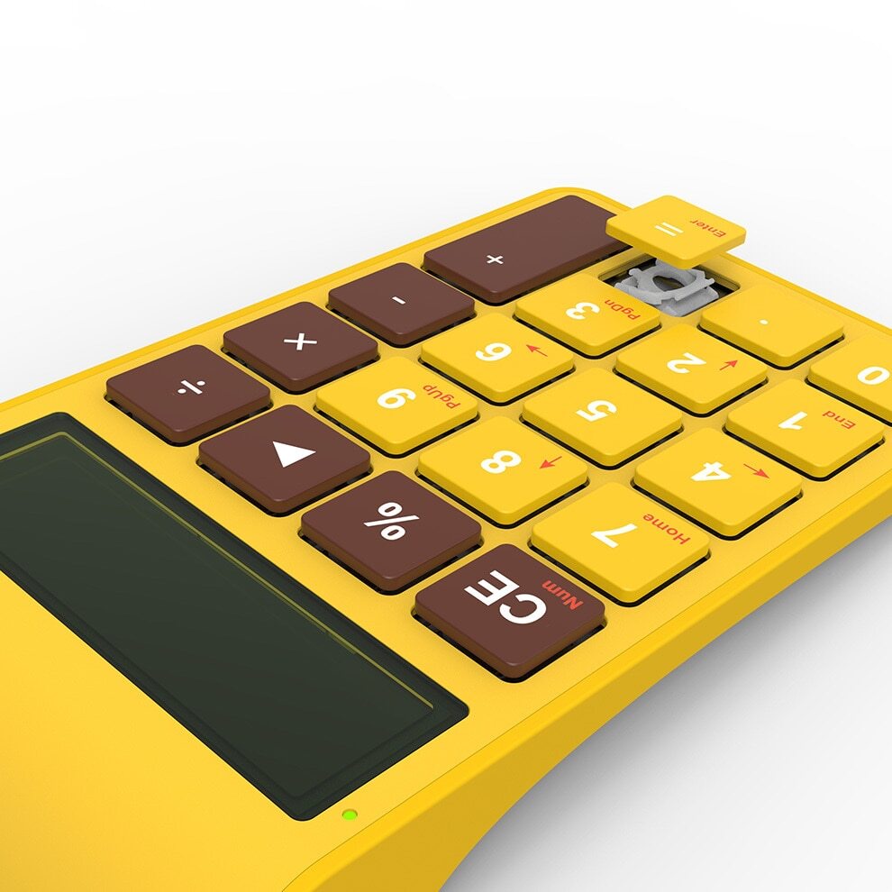 Jomaa Bàn Phím Số 2 Trong 1 Có Dây Và Màn Hình LCD