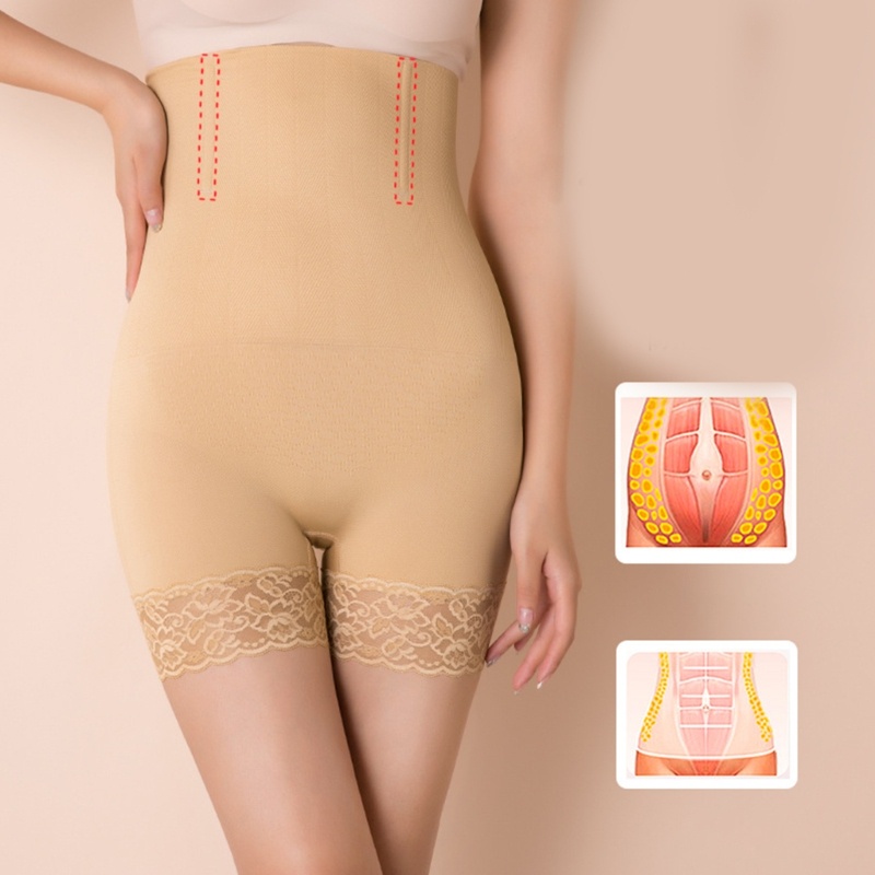 Quần Lót Boxer Ngắn Lưng Cao Tàng Hình Chống Cào Chống Trượt An Toàn Cho Nữ