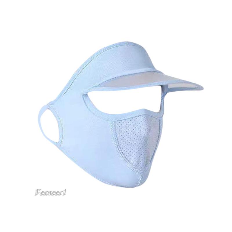 [Fenteer1] Mũ Chống Nắng Che Phủ Vành Kèm Vành Che Mặt Dành Cho Nữ Dùng Khi Đi Leo Núi Du Lịch