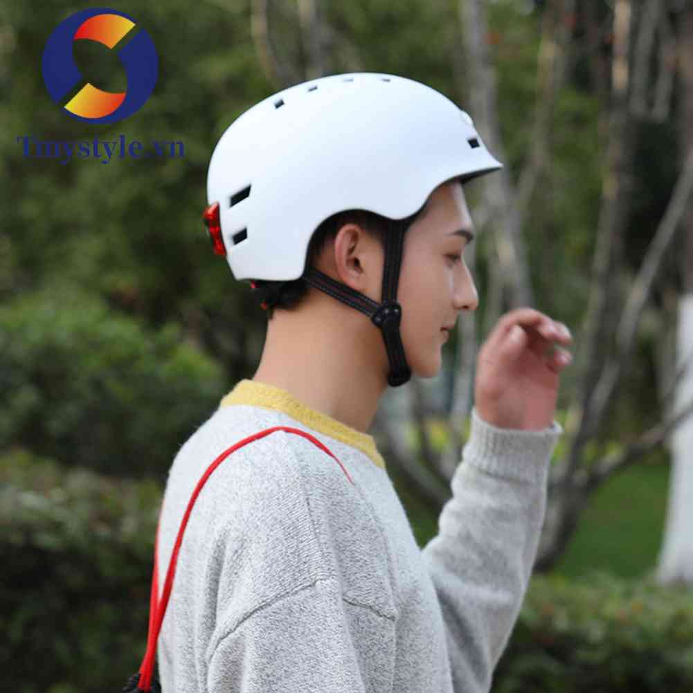 Mũ Bảo Hiểm Thông Minh Gắn Đèn Cảnh Báo An Toàn Cho Xe Đạp Leo Núi /