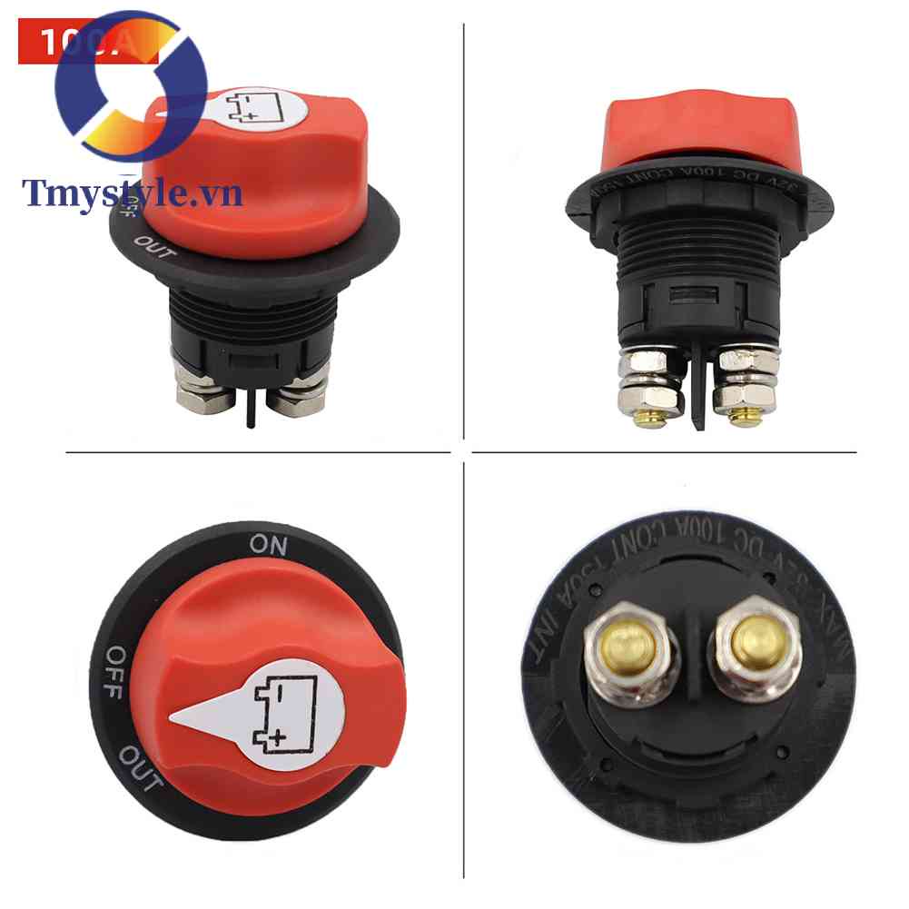 Công Tắc Ngắt Kết Nối Pin 12V-48V 50A / 100A / 200A / 300A Cho Xe RV
