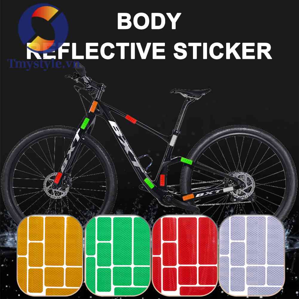 Miếng Dán Phản Quang Cảnh Báo An Toàn Vào Ban Đêm Cho Xe Đạp Leo Núi