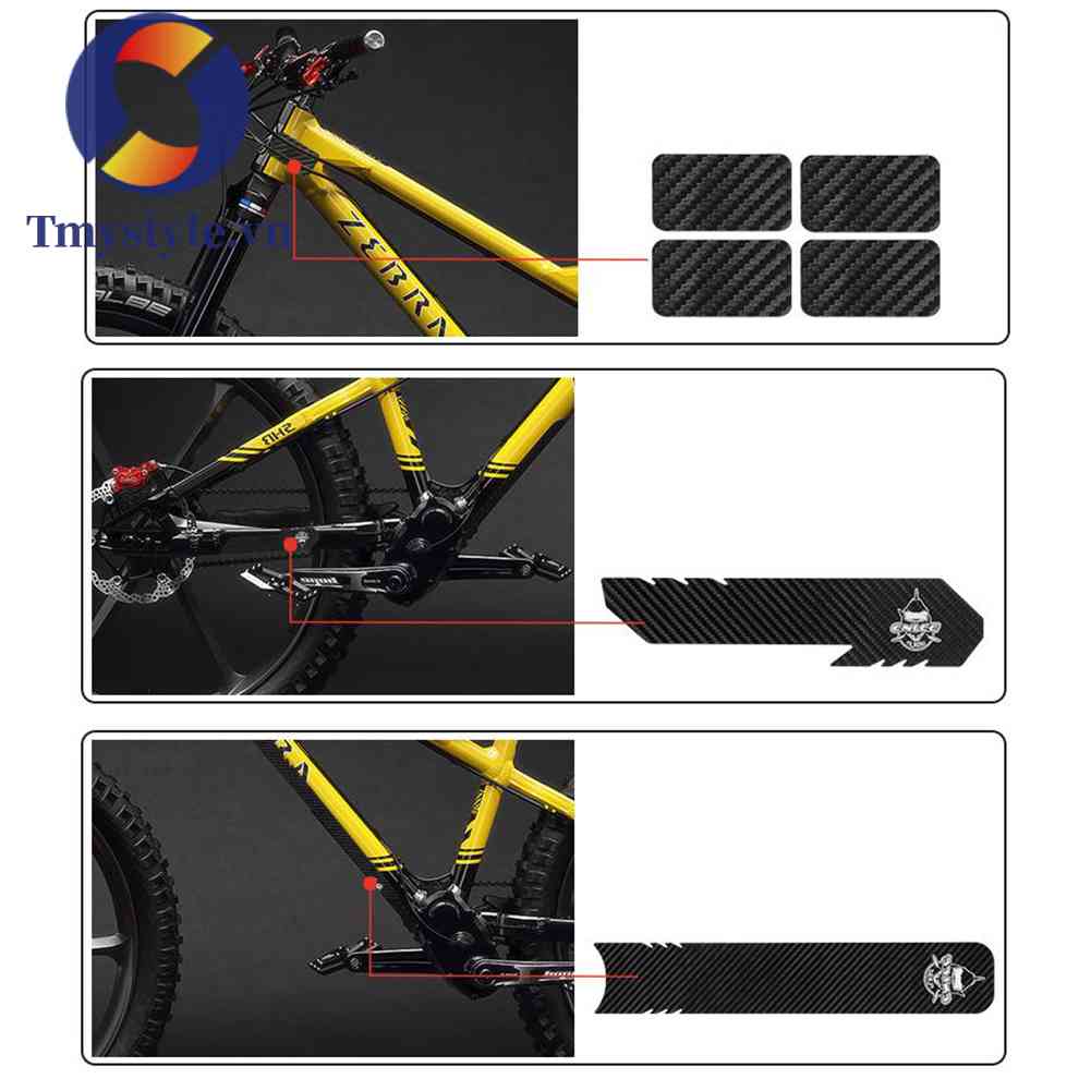 Sticker Dán Khung Xích Xe Đạp Leo Núi Chống Thấm Nước / Trầy Xước