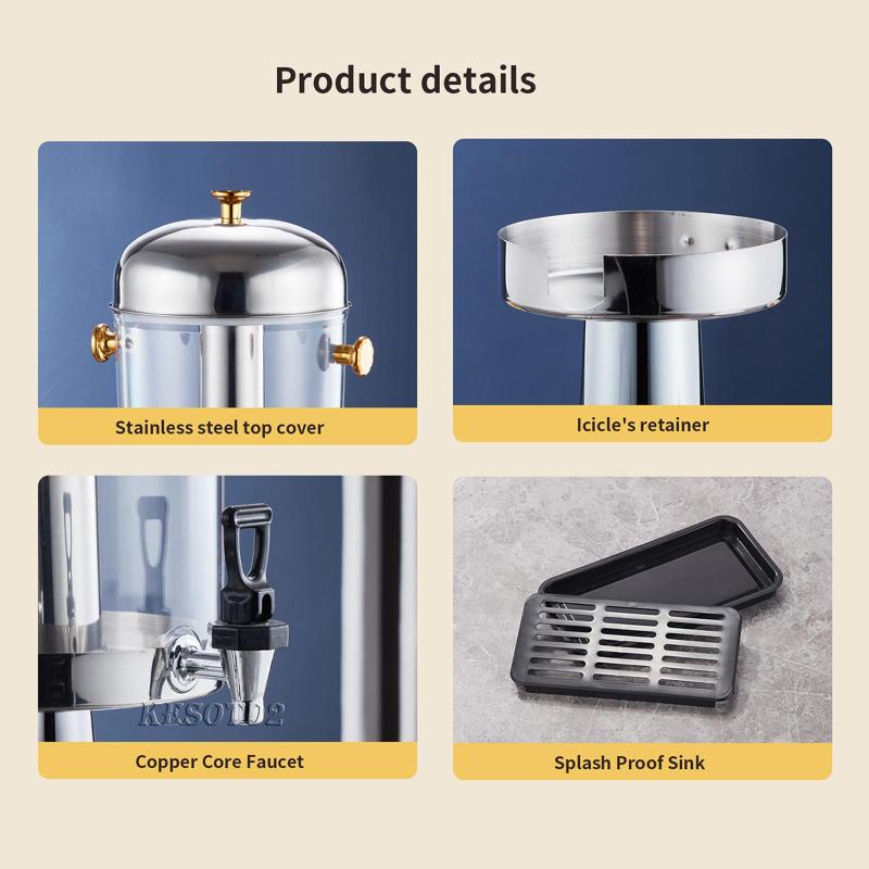 Bình Đựng Nước Chanh / Nước Ép Dung Tích Lớn Kesoto2 Tiện Dụng Cho Bữa Tiệc