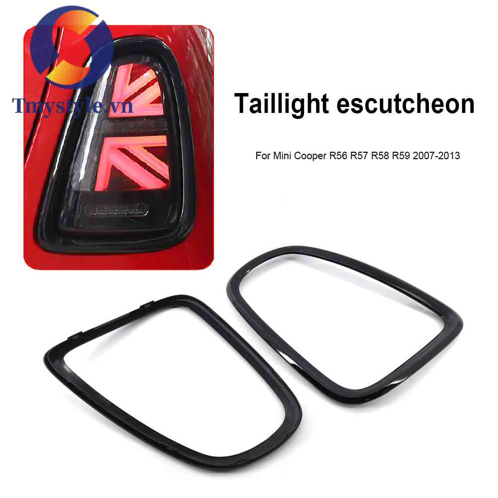 Set 2 Ốp Đèn Đuôi Xe Ô Tô Mini Cooper R56 R57 R58 R59 2007-2013