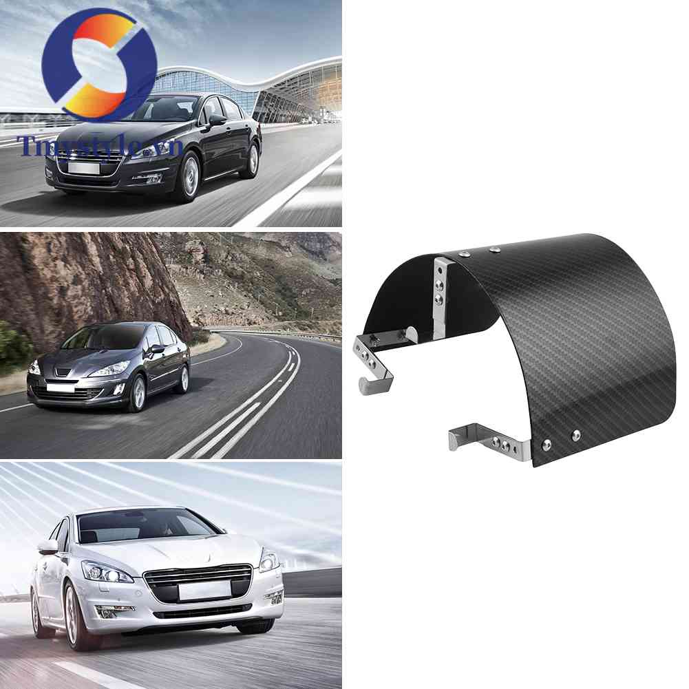 Ốp Bọc Bộ Lọc Khí Hình Nón Bằng Sợi Carbon Cho Cổ 2.5-5.5 inch
