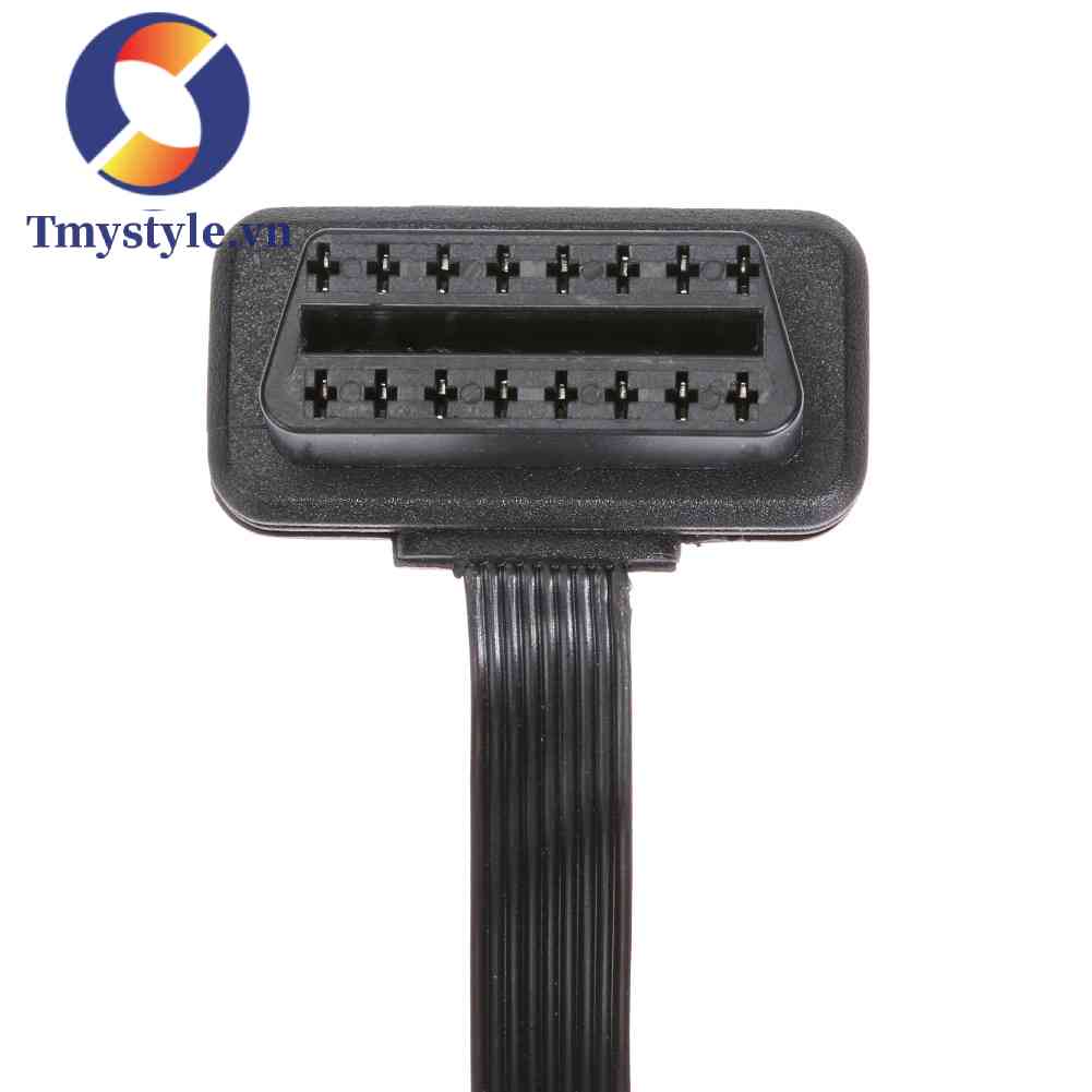 Hot! Dây CáP KếT NốI 16pin OBD2 ĐầU CắM Sang Lỗ CắM Cho Bluetooth Elm32