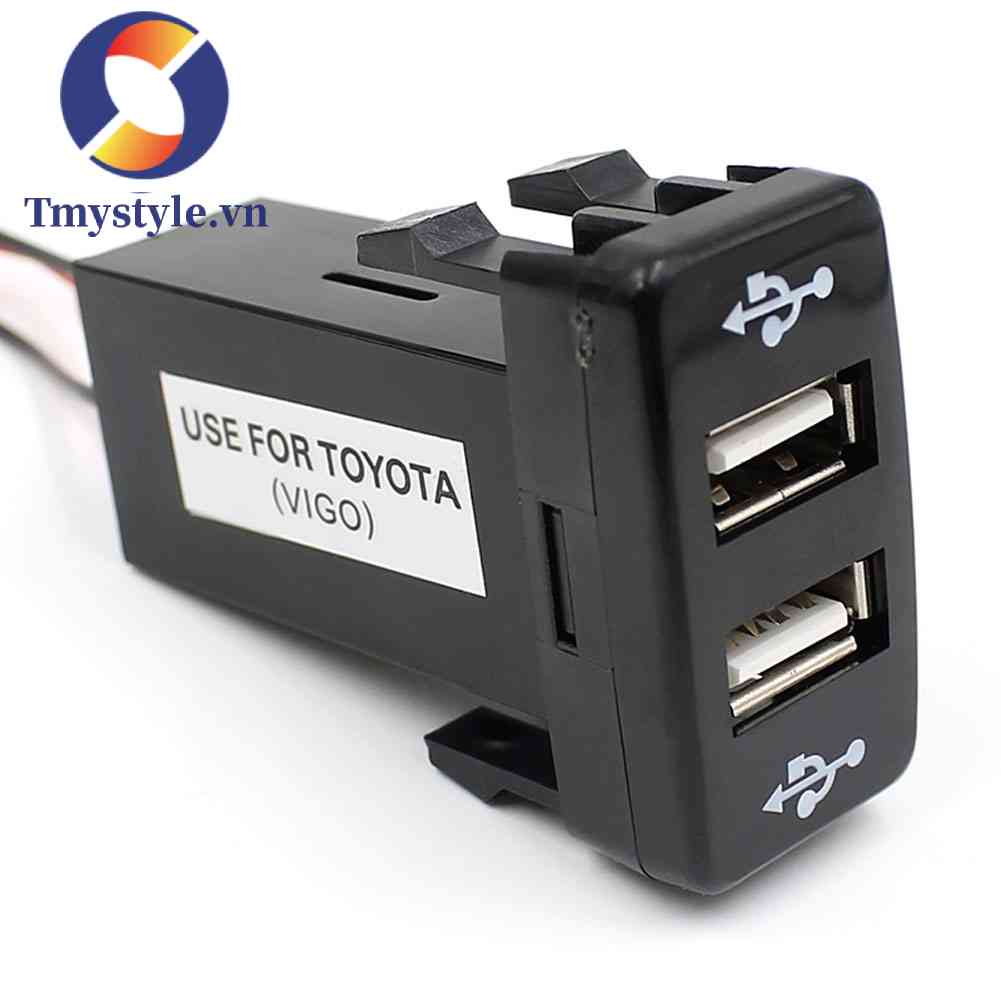Bộ SạC Nhanh 5V 2.1A USB KéP Cho TOYOTA