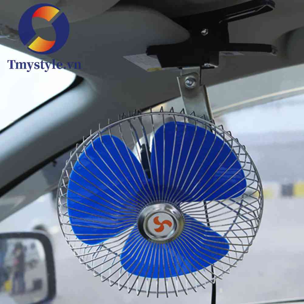 Quạt Làm Mát Tự Động 8 Inch 12V Cho Xe Hơi