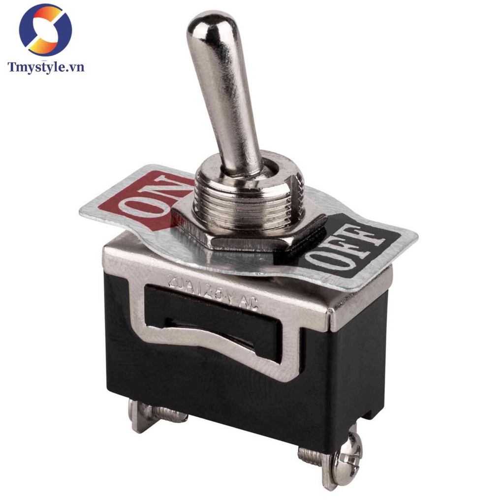 Set 2 Công Tắc Bật / Tắt Nguồn Điện SPST Cho Xe Hơi / Tàu Thuyền