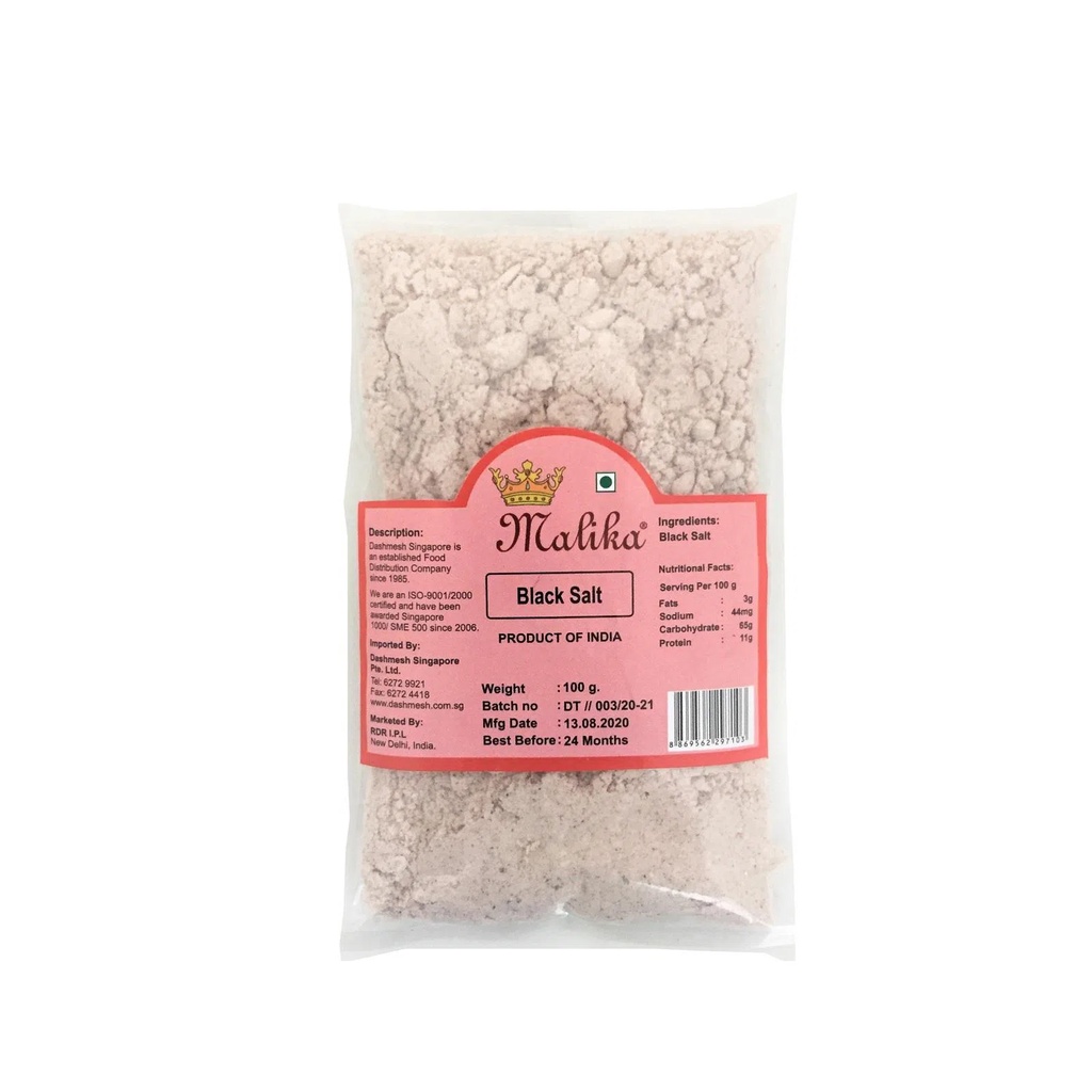 Muối Đen Ấn Độ - Malika Black Salt Powder 100g