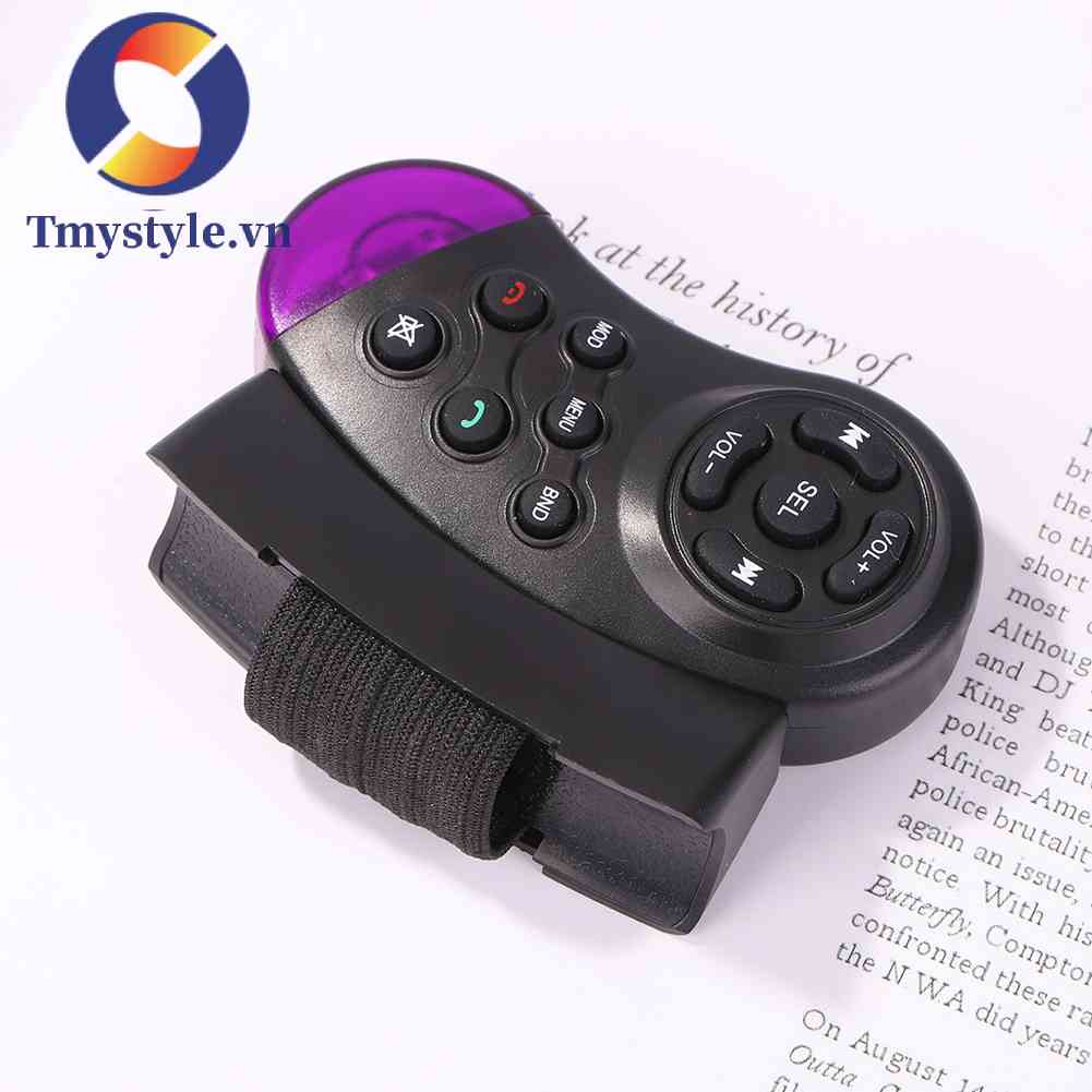 Vô Lăng Xe Hơi Điều Khiển Từ Xa 11 Phím Cho Chạy Pin AAA