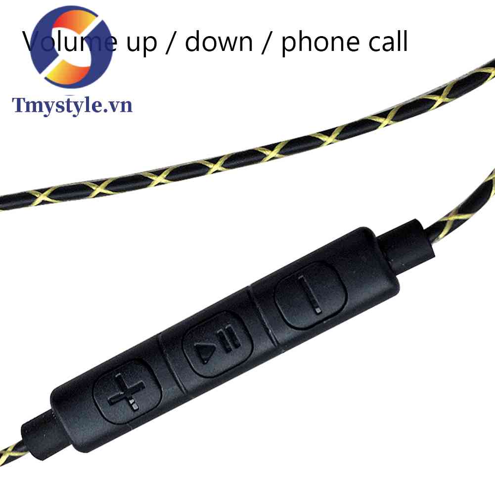 Tai Nghe Có Dây QY7 3.5mm Kèm Điều Khiển Dành Cho Mũ Bảo Hiểm