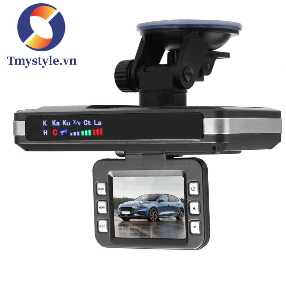 Máy Dò Radar Tiếng Anh / Nga 2 Trong 1 Gắn Bảng Điều Khiển Xe Hơi