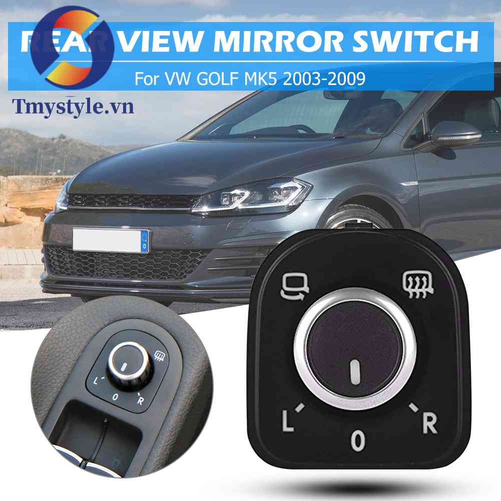 Nút Vặn Điều Chỉnh Gương 5K0 959 565 Cho VW Golf 5 6 Mk5 Mk6 Passat B6 EOS