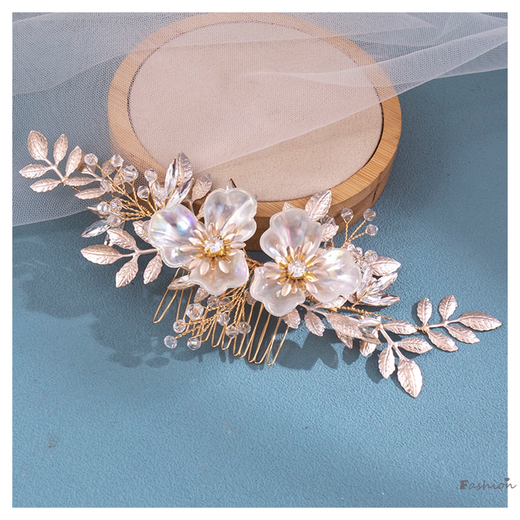 Kẹp Tóc Đính Đá Phong Cách Cổ Điển Dành Cho Nữ