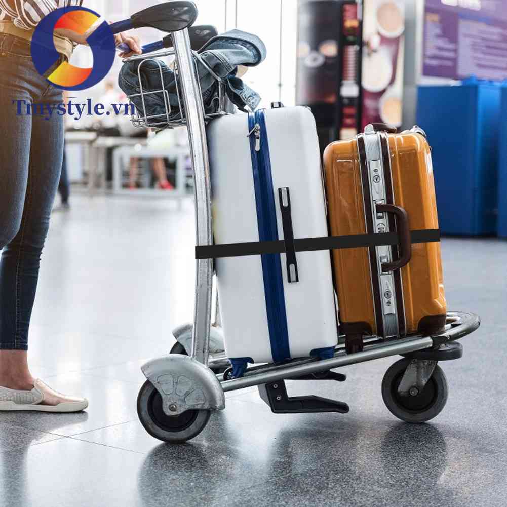 Dây Buộc Hành Lý / Thuyền Kayak Có Móc Màu Đen