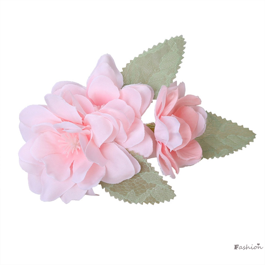 Kẹp Tóc Trang Trí Hoa Vải Chống Trượt