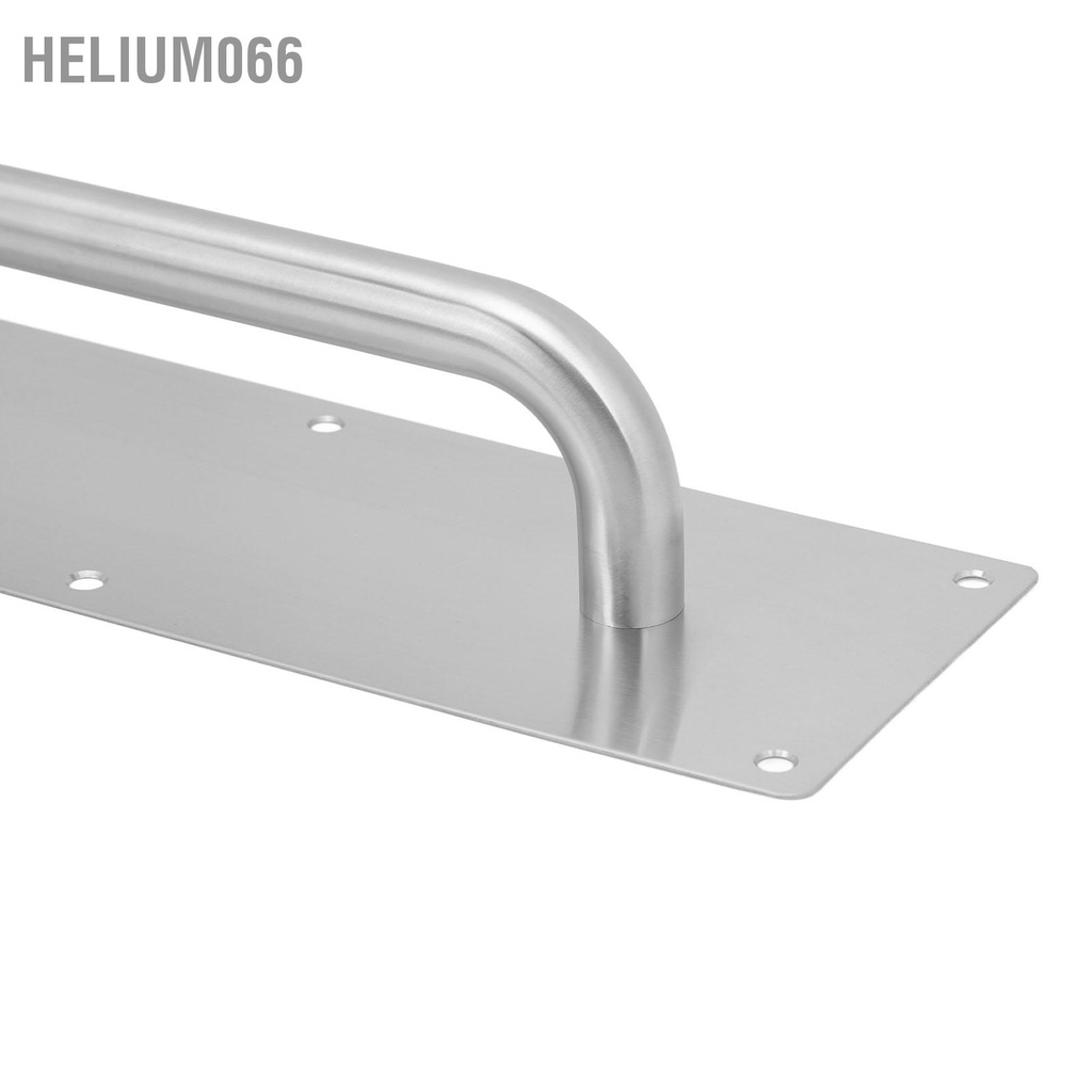 Helium066 Tay nắm cửa kéo đẩy bằng vít cầm hình bầu dục màu trắng thép không gỉ 304 cho văn phòng Khách sạn Nhà hàng