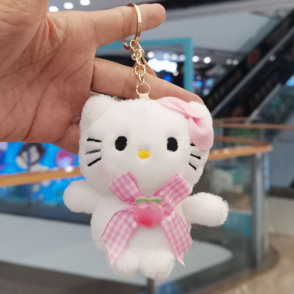Thú Nhồi Bông Hình Mèo Sanrio Dễ Thương Cho Ba Lô