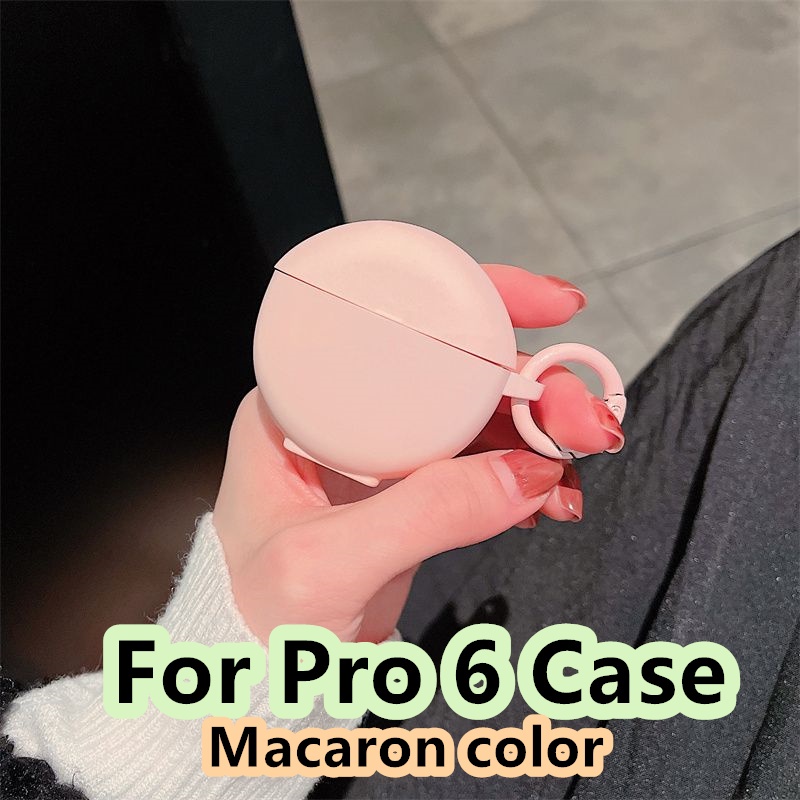 Vỏ Bảo Vệ Hộp Sạc Tai Nghe Pro 6 Pro 6 Màu Macaron Tím &amp; Xanh Lá