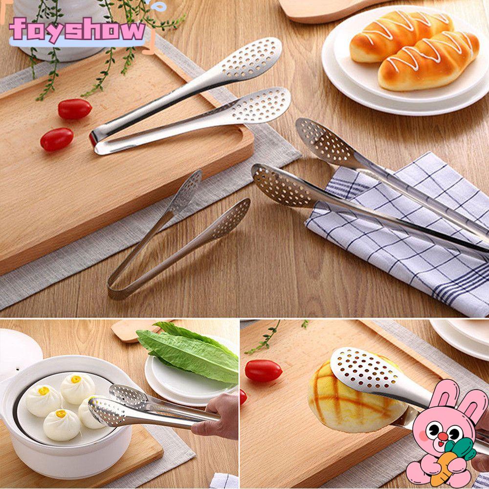 Kẹp Gắp Thức Ăn Bằng Inox Chống Nóng Tiện Dụng Cho Nhà Bếp