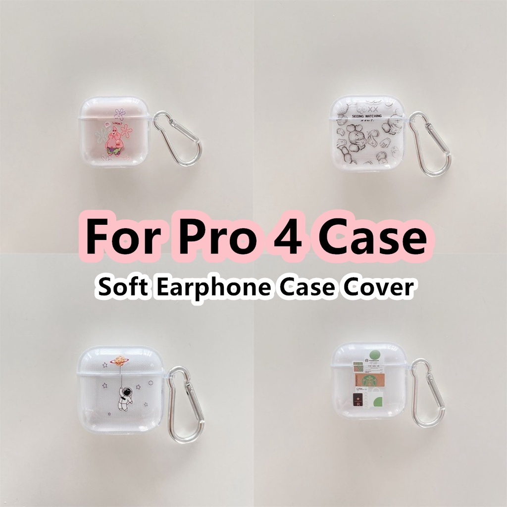 Vỏ Bảo Vệ Hộp Sạc Tai Nghe Pro 4 Pro 4 Hình Cô Gái Hoạt Hình Sáng Tạo