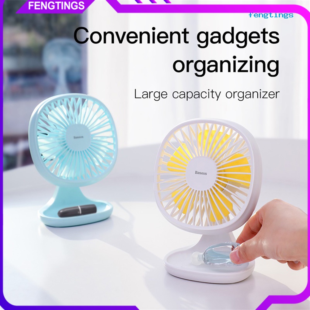 Quạt Điện USB Mini 5 Cánh 3 Tốc Độ Nhỏ Gọn Tiện Dụng Cho Gia Đình / Văn Phòng