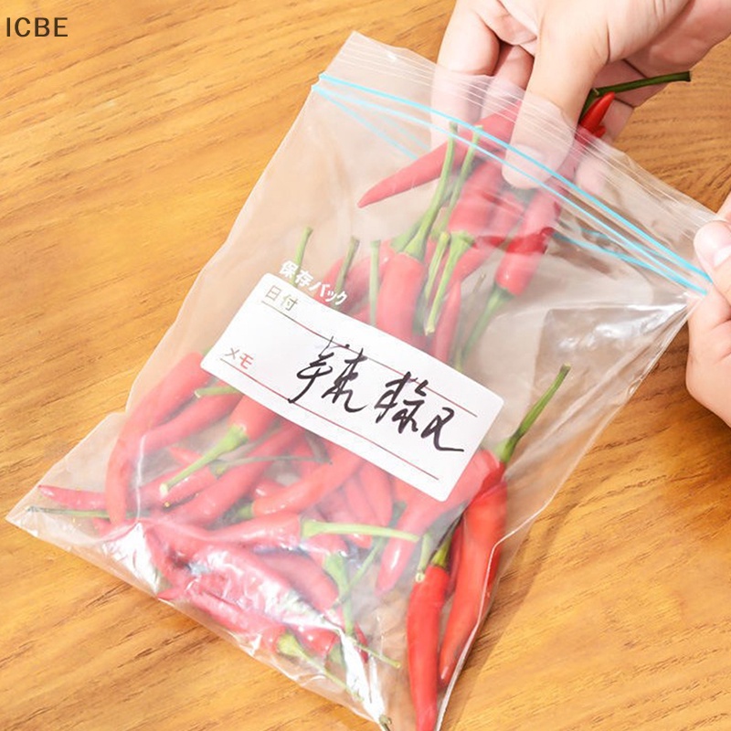 Ic Túi Zip Dày Đặc Biệt Bảo Quản Thực Phẩm Tươi Mới Trong Suốt Có Khóa Zip VN