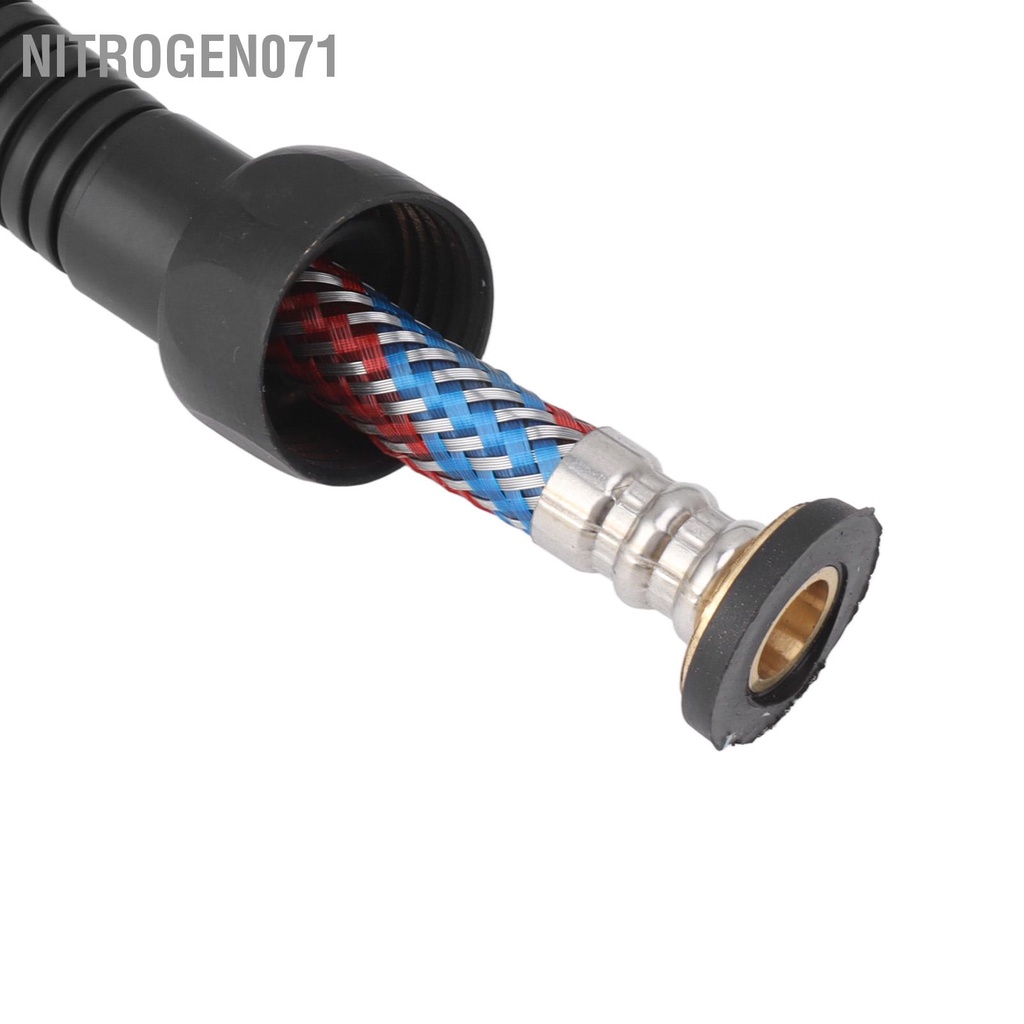 Nitrogen071 Vòi Sen Tắm 59in Chống Cháy Nổ Chịu Nhiệt Bằng Thép Không Gỉ Dẻo Dài Thêm Cho Phòng