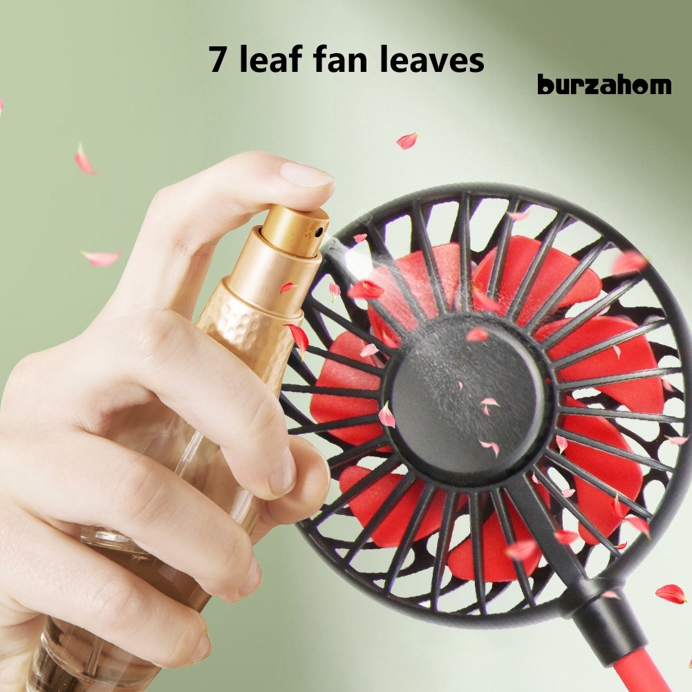 Quạt Làm Mát Mini Đeo Cổ / Đeo Cổ Có Đèn LED Sạc Cổng USB Mang Đi Tiện Dụng